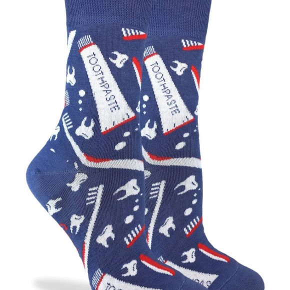 Adult socks shoe size 7 -12 dental hygienist new from the good luck sock company - Picture 4 of 4